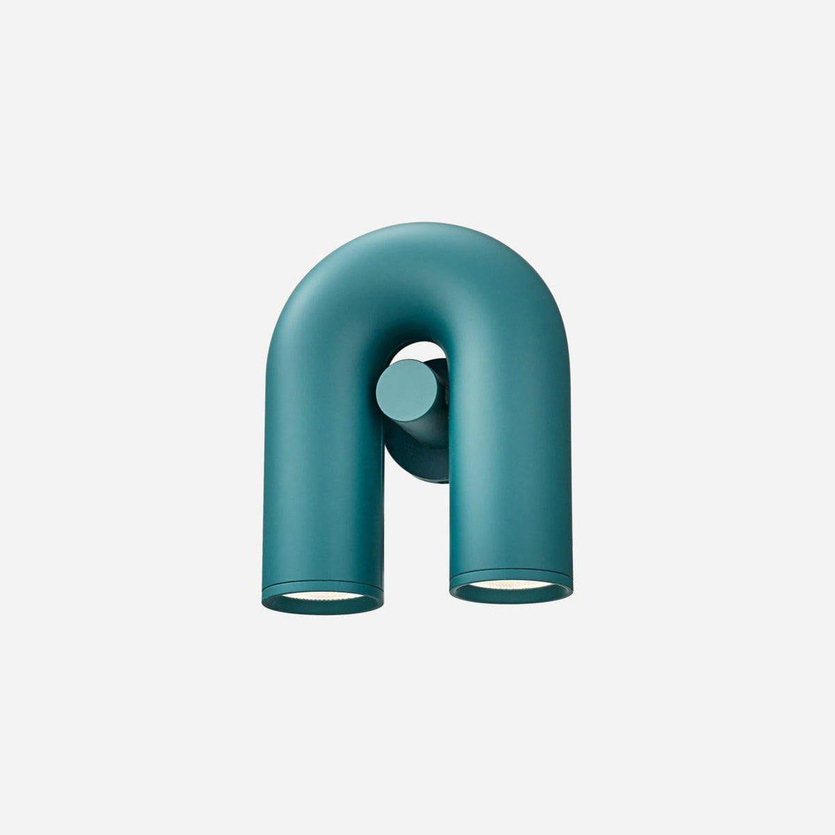 Futemos Wall Lamp U-shaped Design LED Metal, Black/Blue/Gray/Red, Bedroom