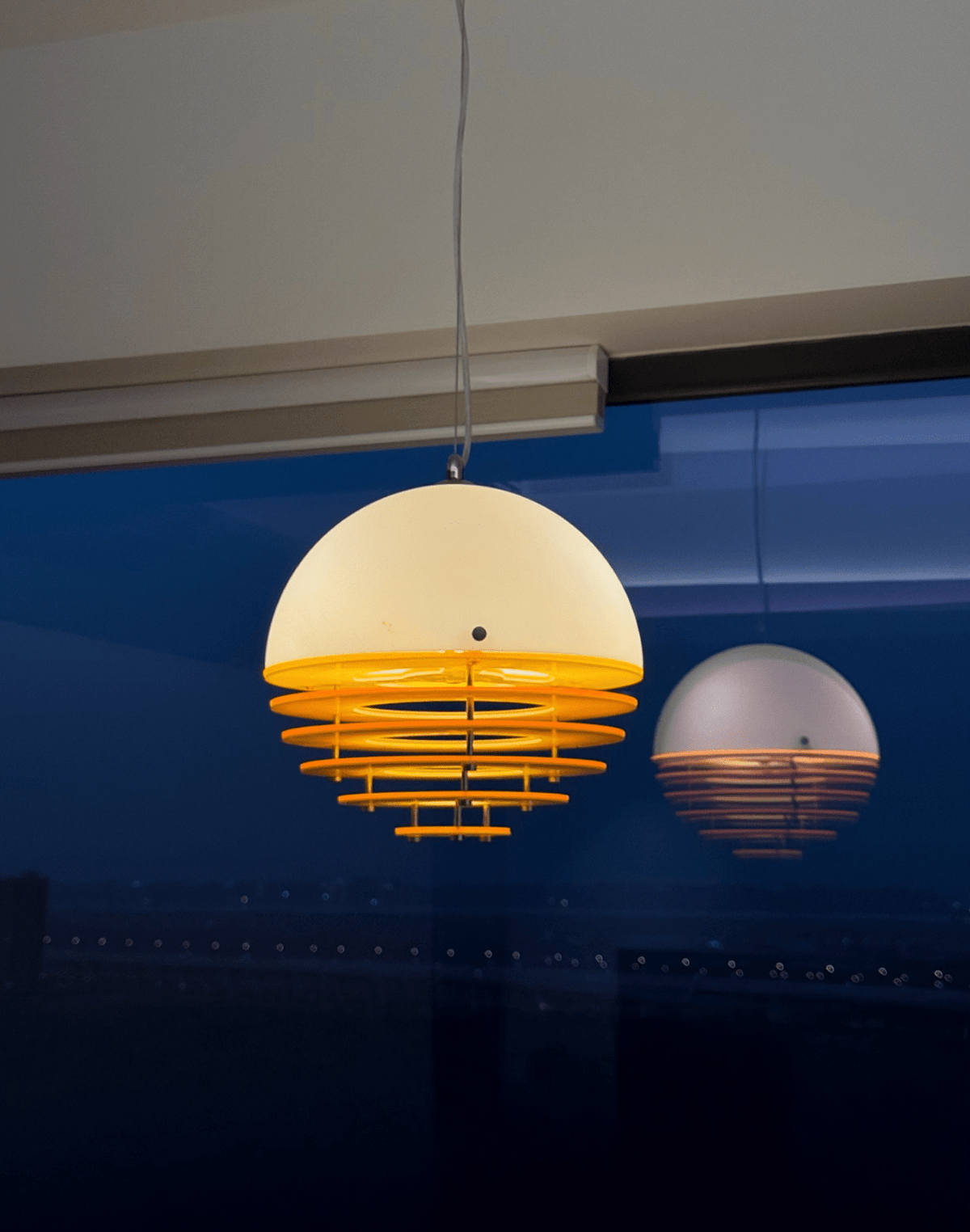 Esme Orange Layered Pendant Lamp