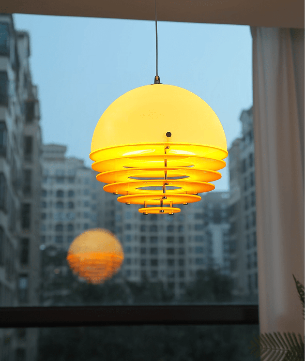 Esme Orange Layered Pendant Lamp
