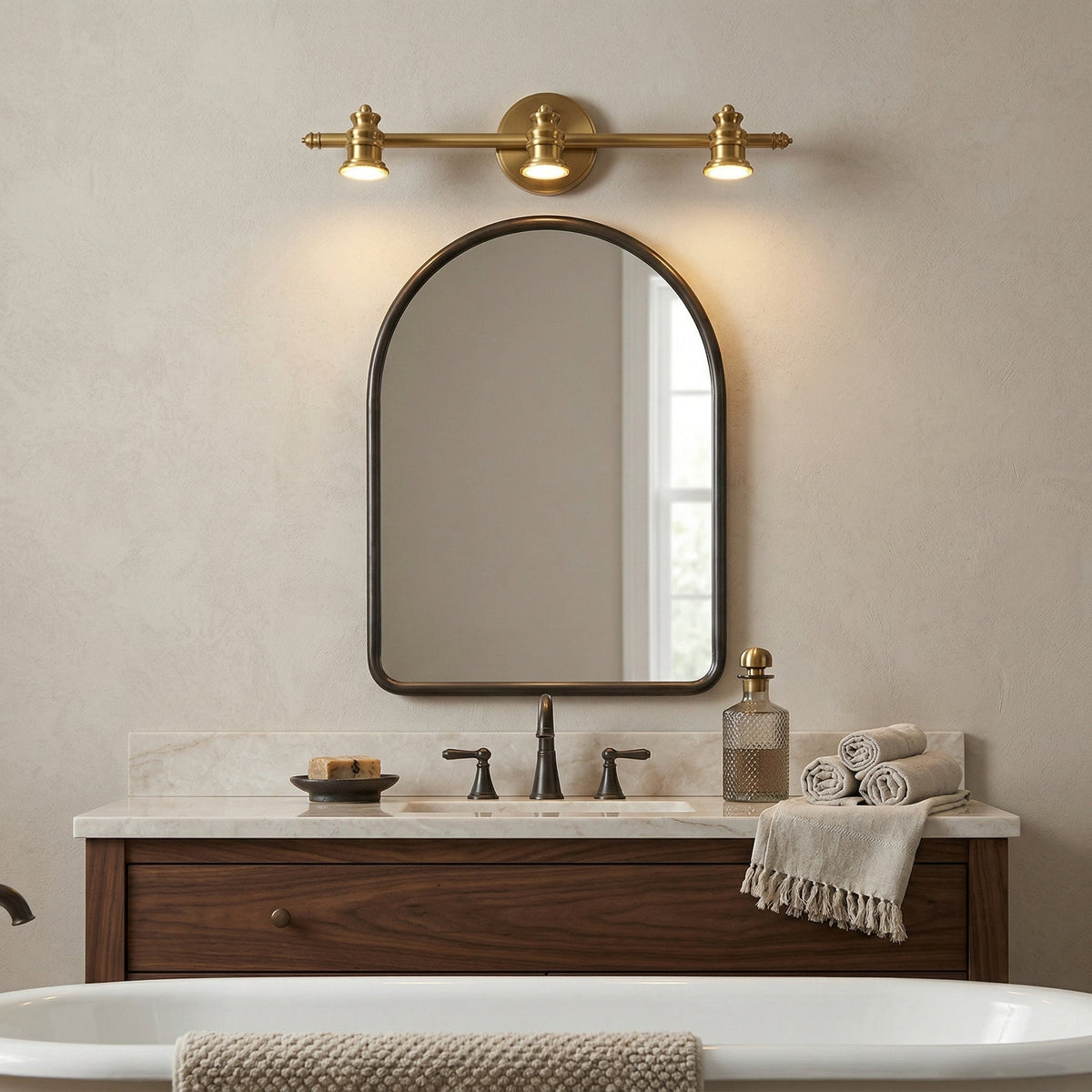 Corten Brass Wall Lamp