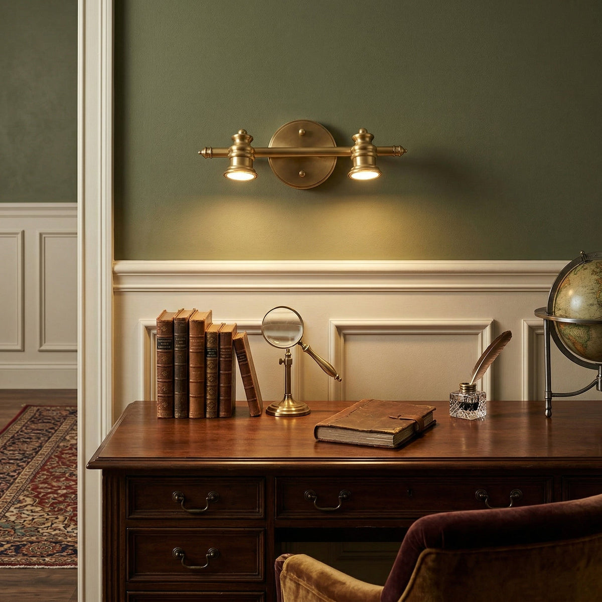 Corten Brass Wall Lamp
