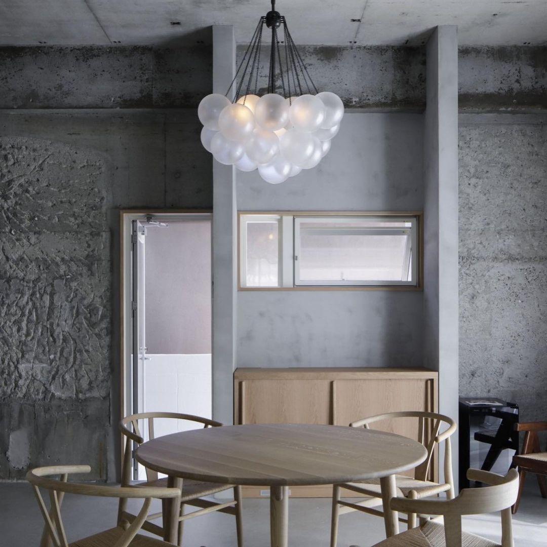 Pugusel Glass Globe Pendant Light Bubble