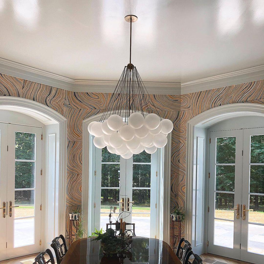Pugusel Glass Globe Pendant Light Bubble