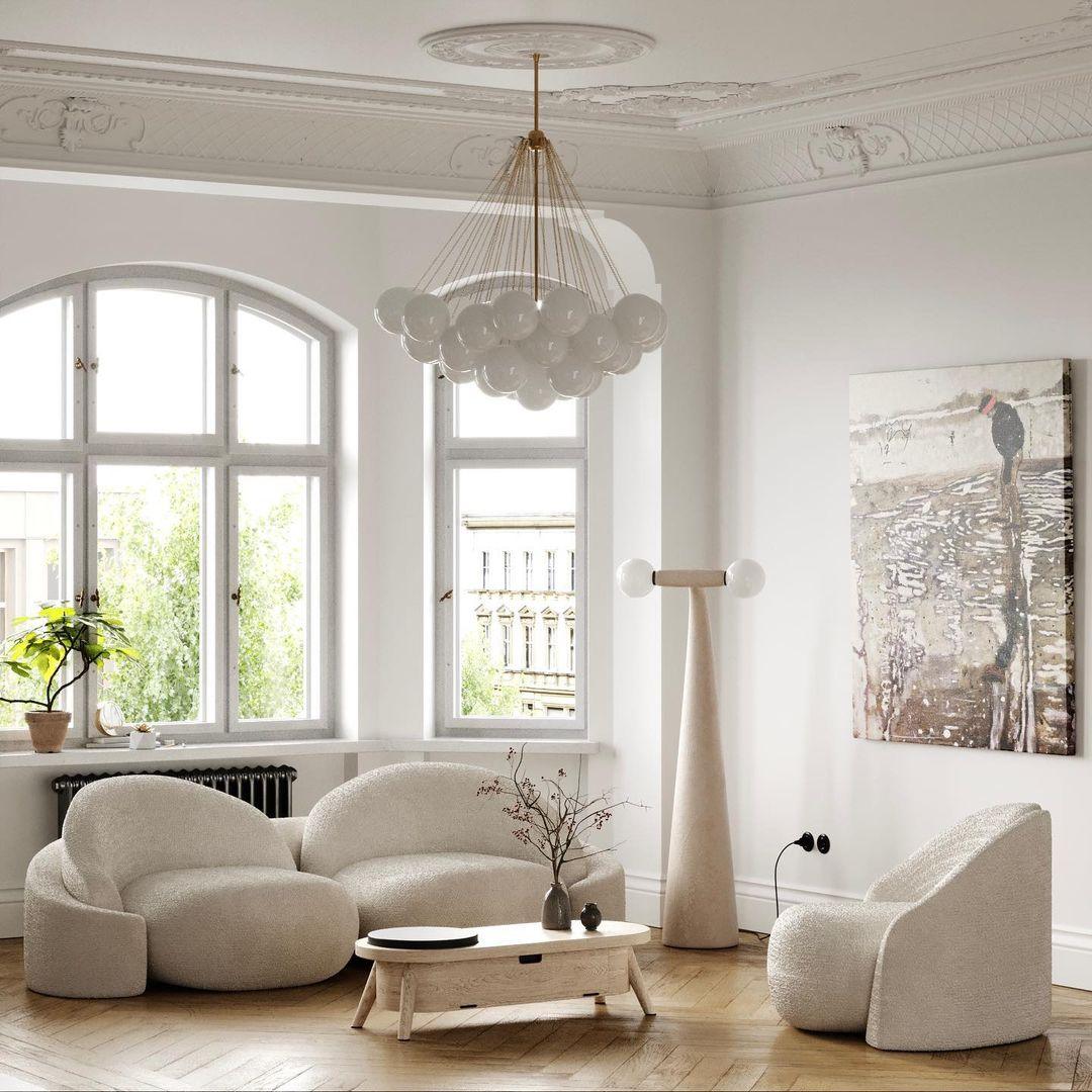 Pugusel Glass Globe Pendant Light Bubble