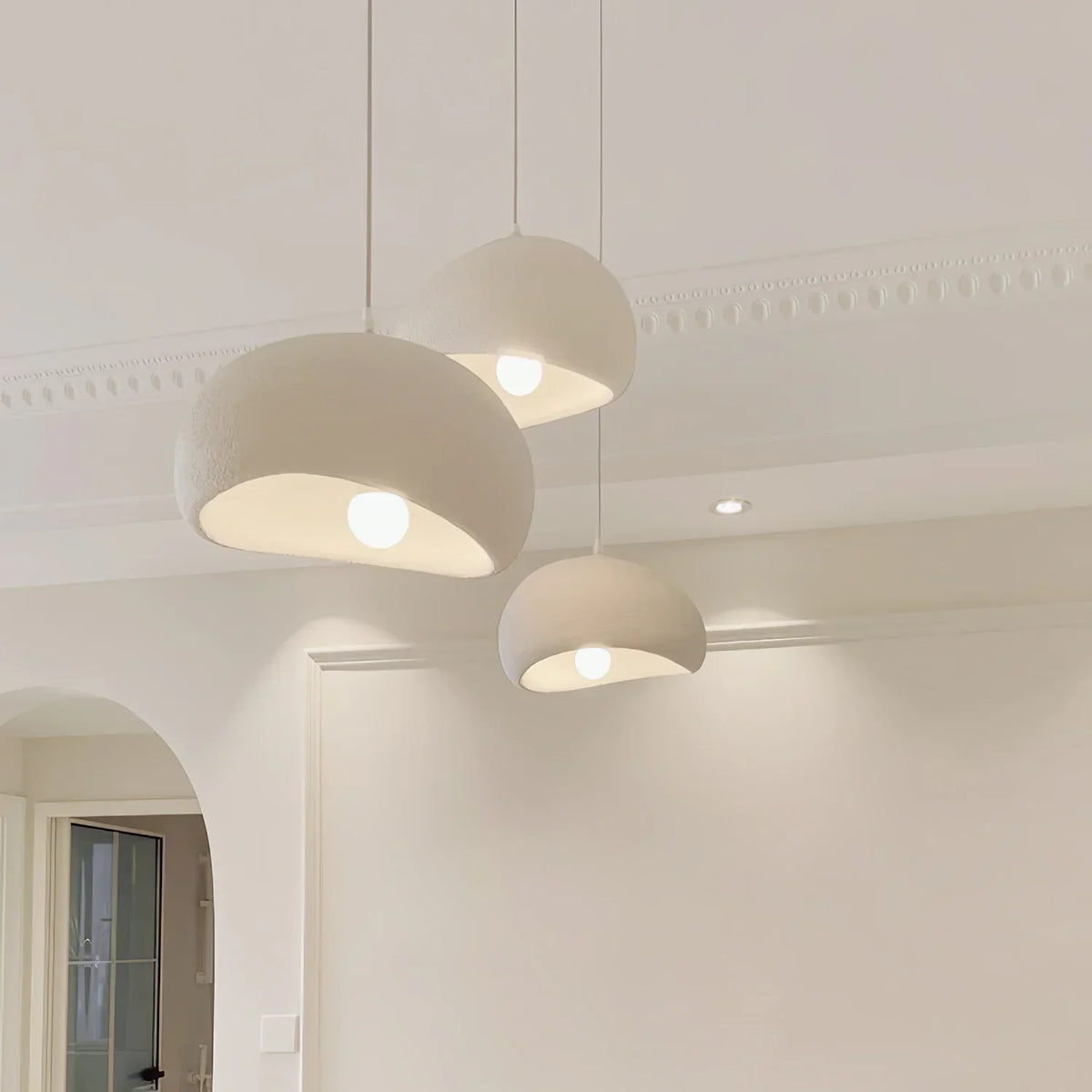 Harupak Wabi-Sabi Spherical Cloud Pendant Light