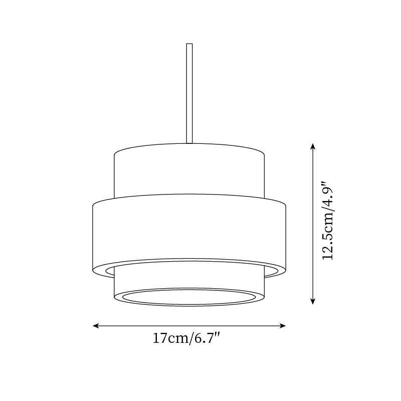 Reribut Pendant Light Travertine