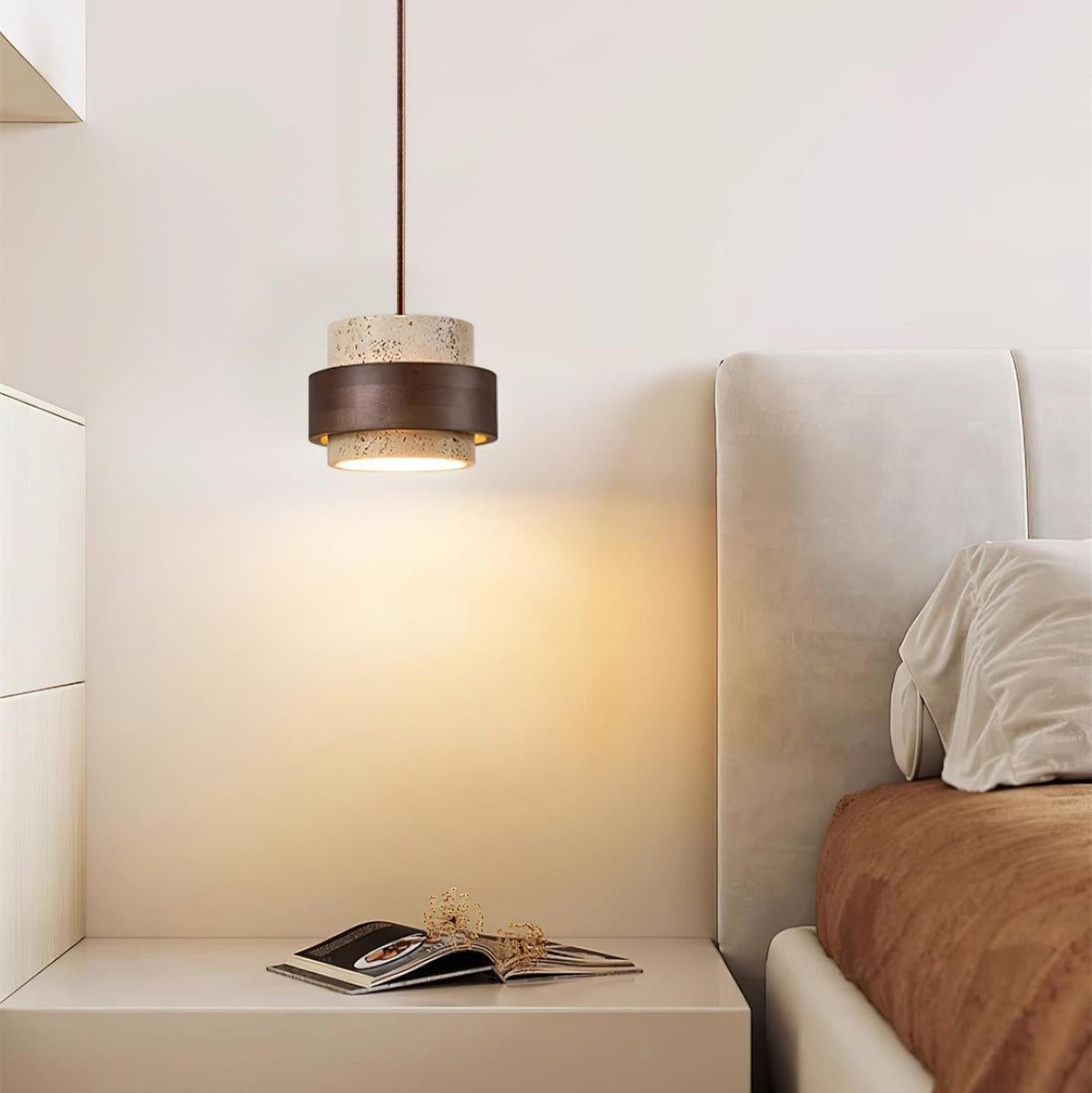 Reribut Pendant Light Travertine