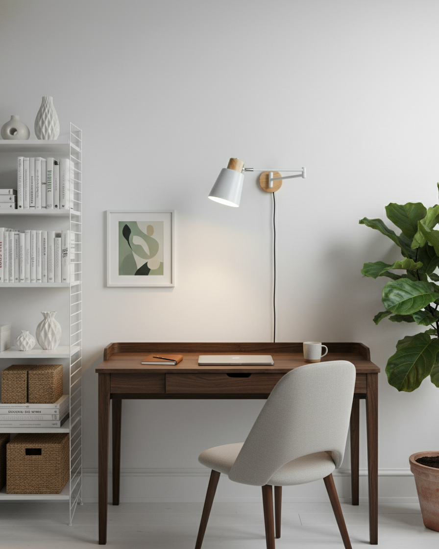 Reneraya Adjustable Plug In Wall Lamp