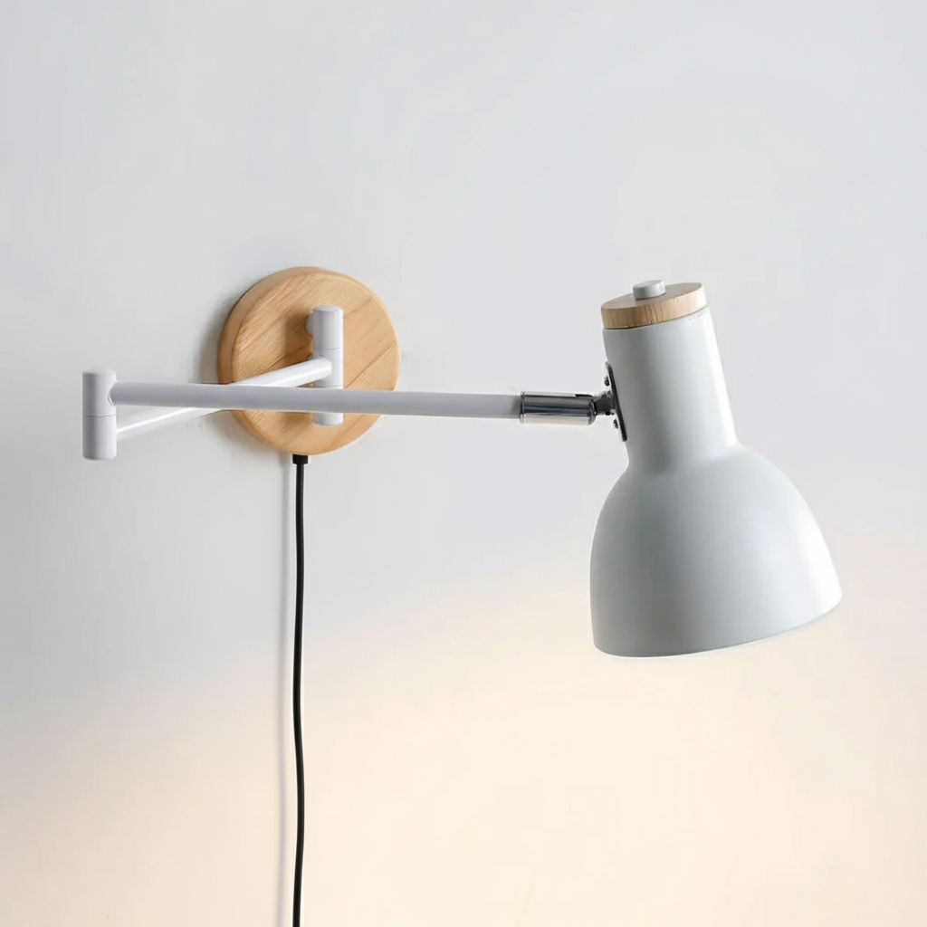 Reneraya Adjustable Plug In Wall Lamp