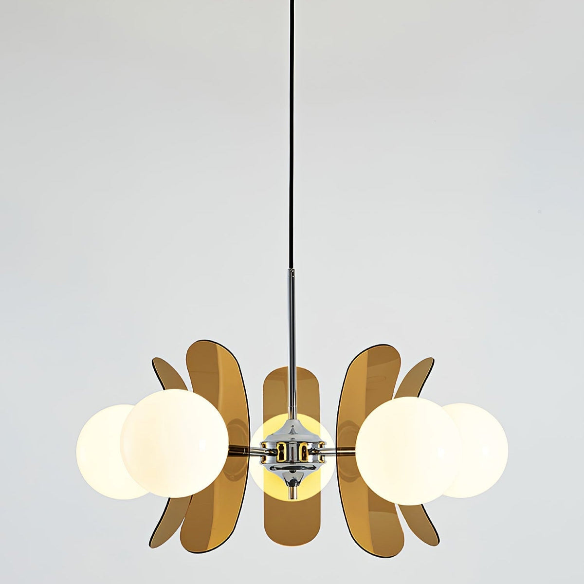 Prism Creativity Sputnik Orange Glass Chandelier