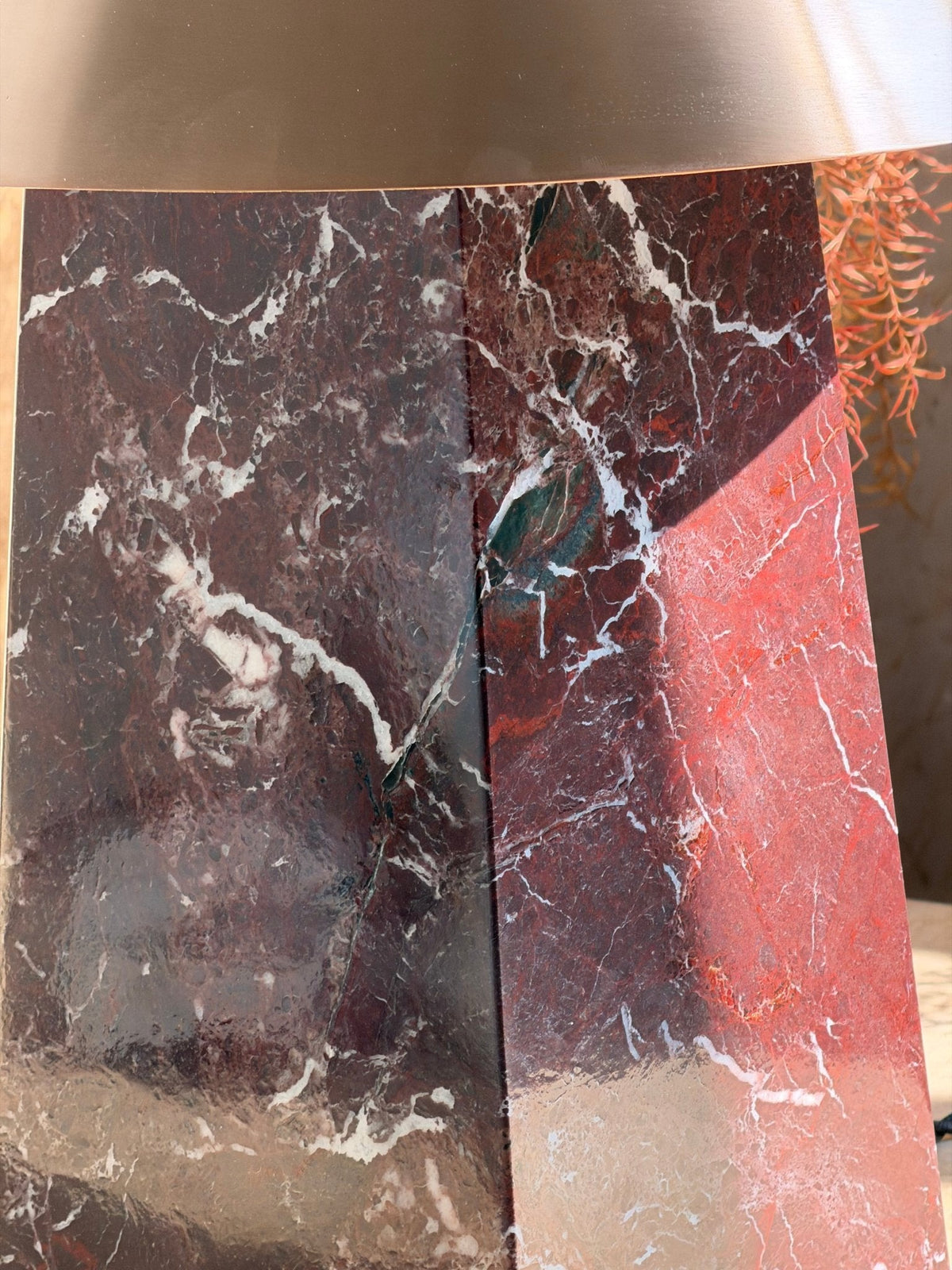 Conic Marble Table Lamp