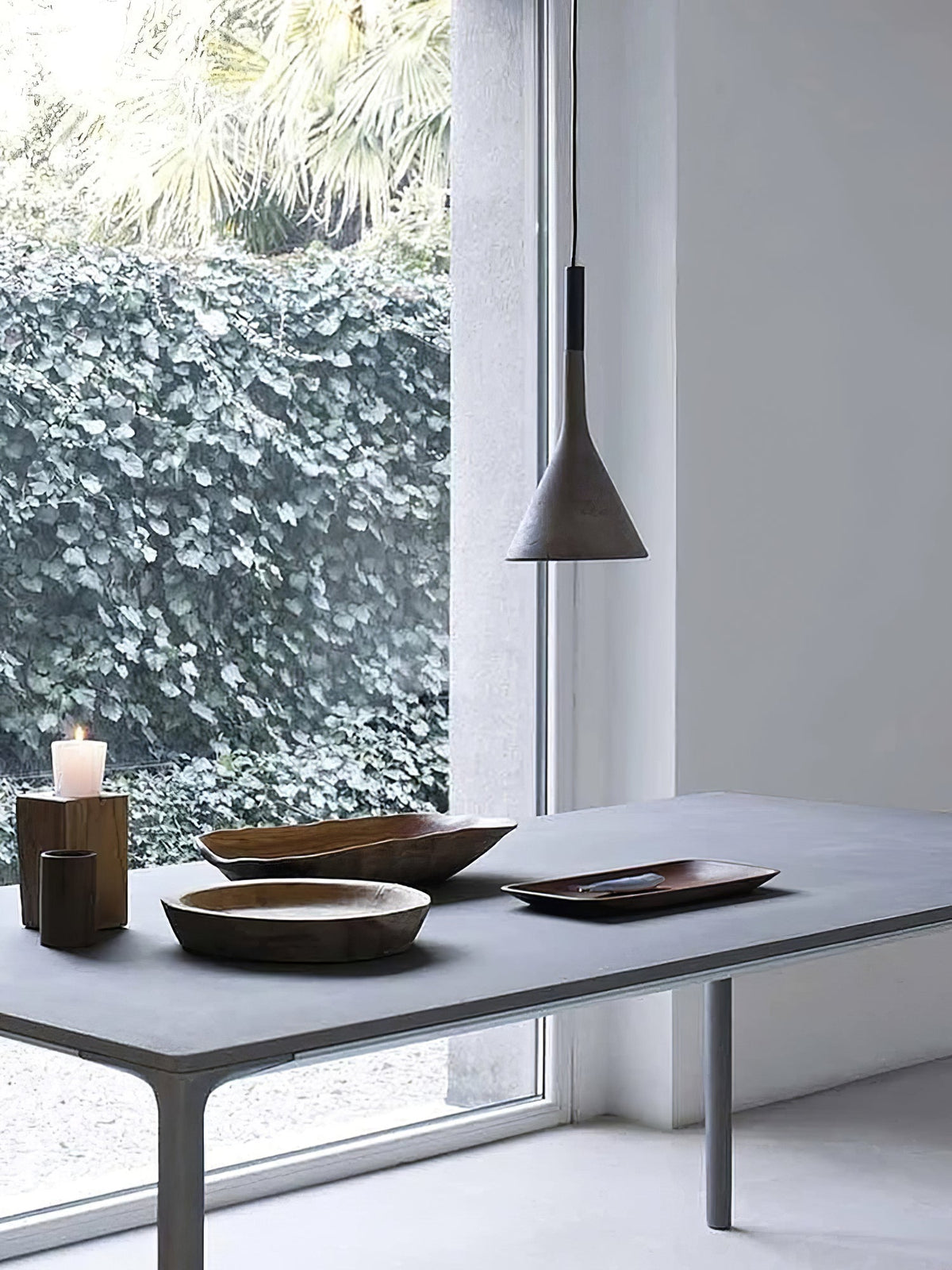 Nixor Pendant Lamp Concrete Conical Industrial