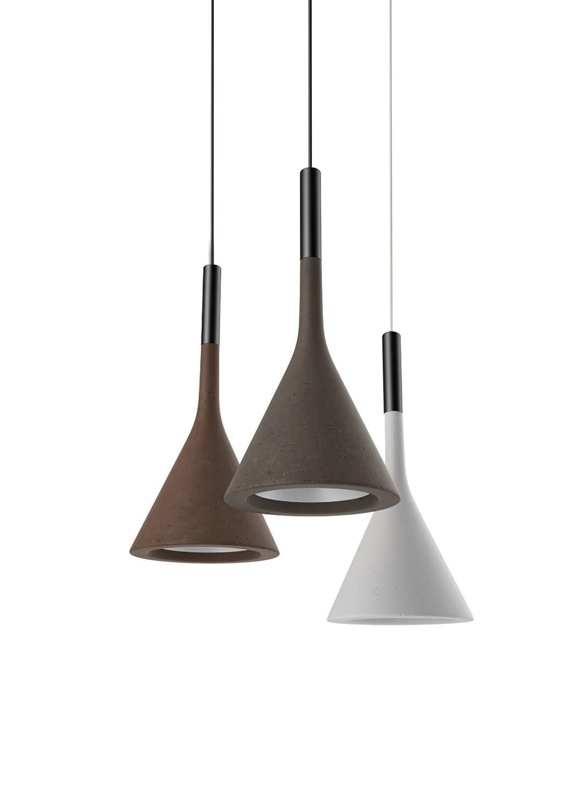 Nixor Pendant Lamp Concrete Conical Industrial