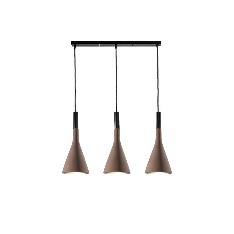 Nixor Pendant Lamp Concrete Conical Industrial
