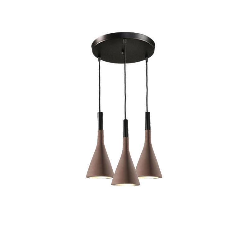 Nixor Pendant Lamp Concrete Conical Industrial