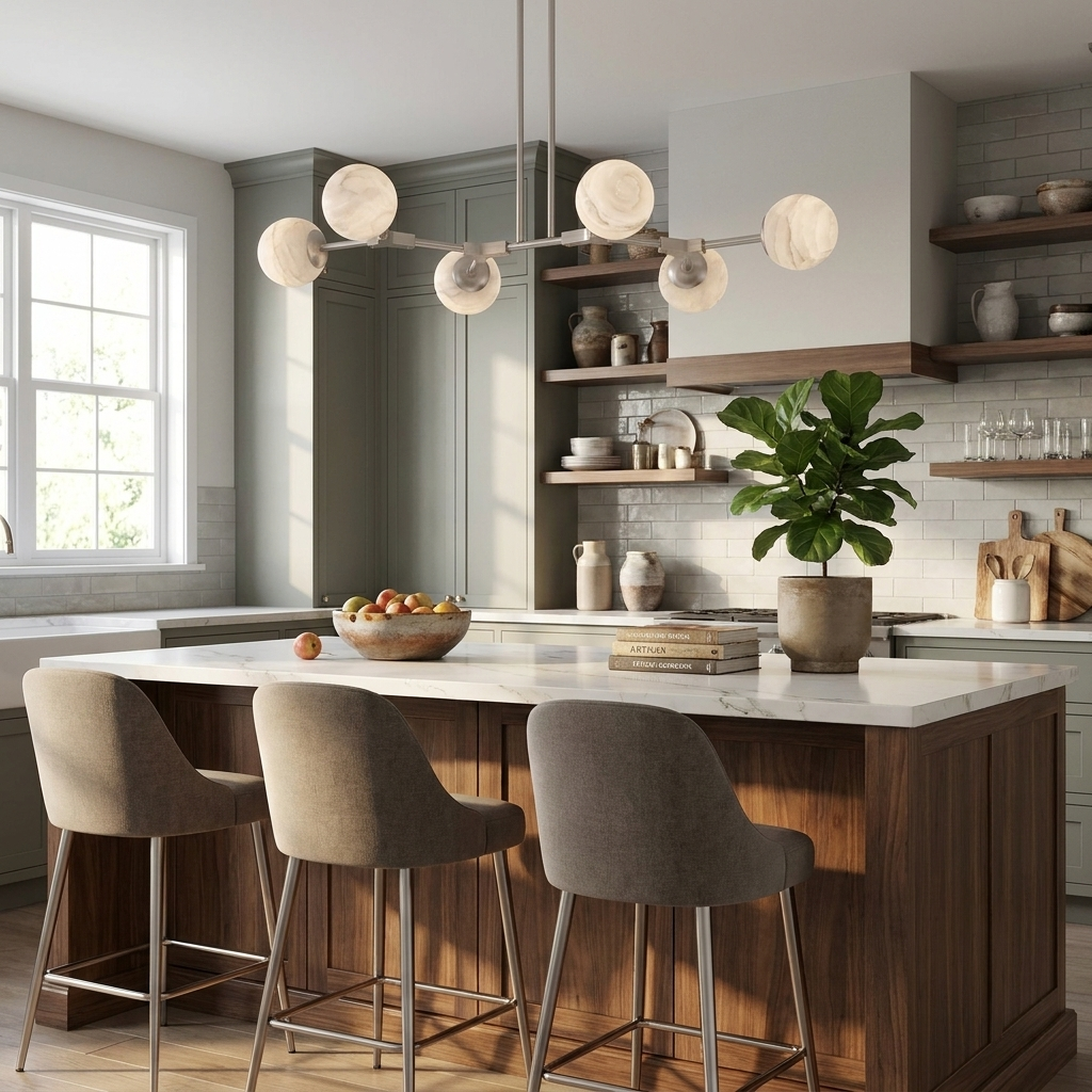 Haverhurst Alabaster Chandelier