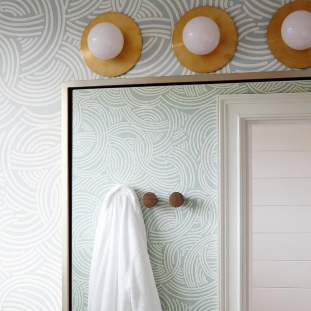 Haze Round Glass Wall Lamp