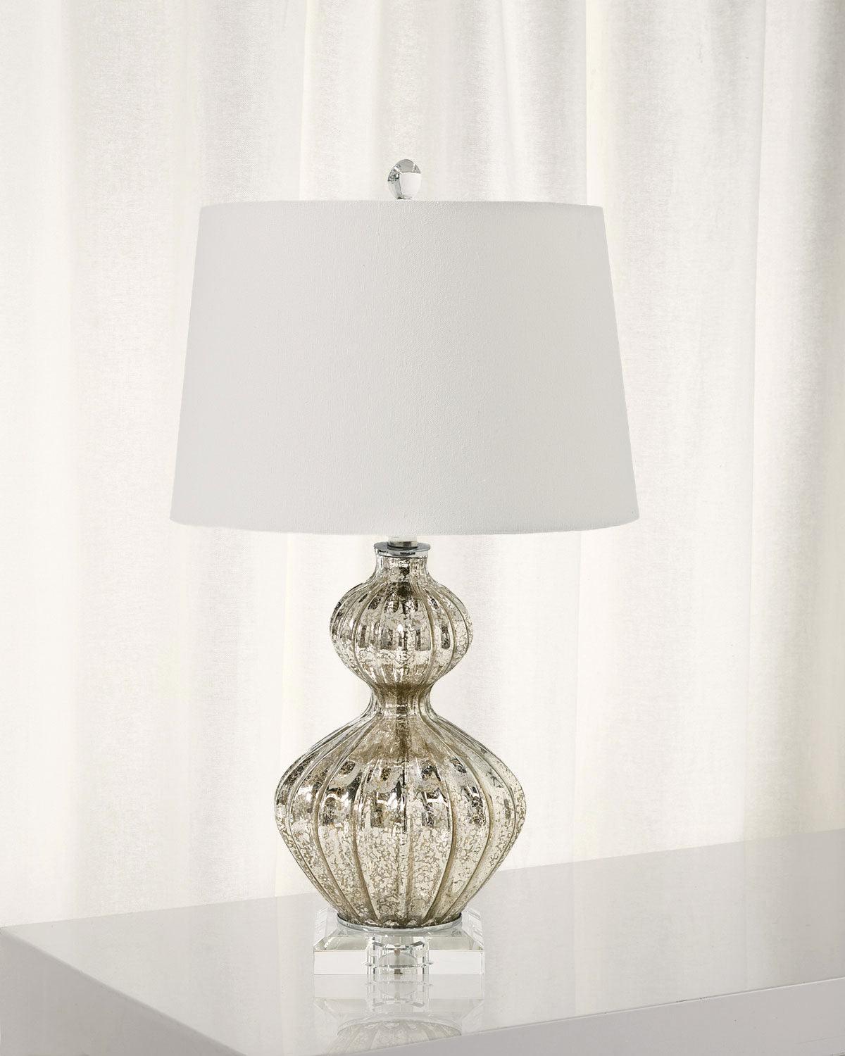 Gloria Elegant Glass Table Lamp