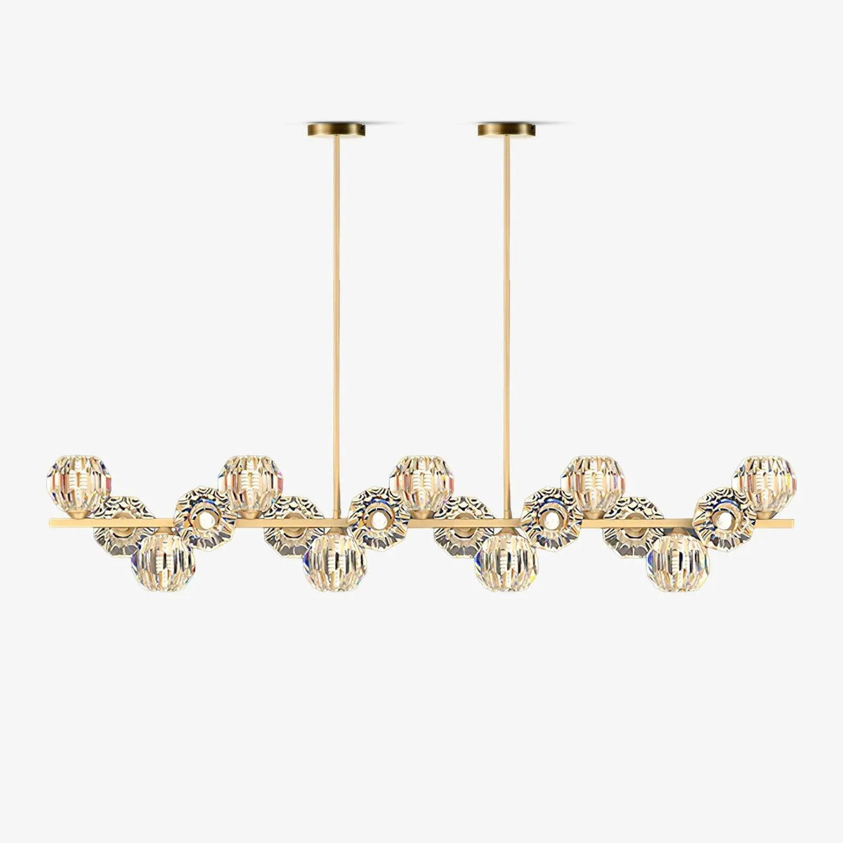 Celisella Crystal Glass Ball Chandelier