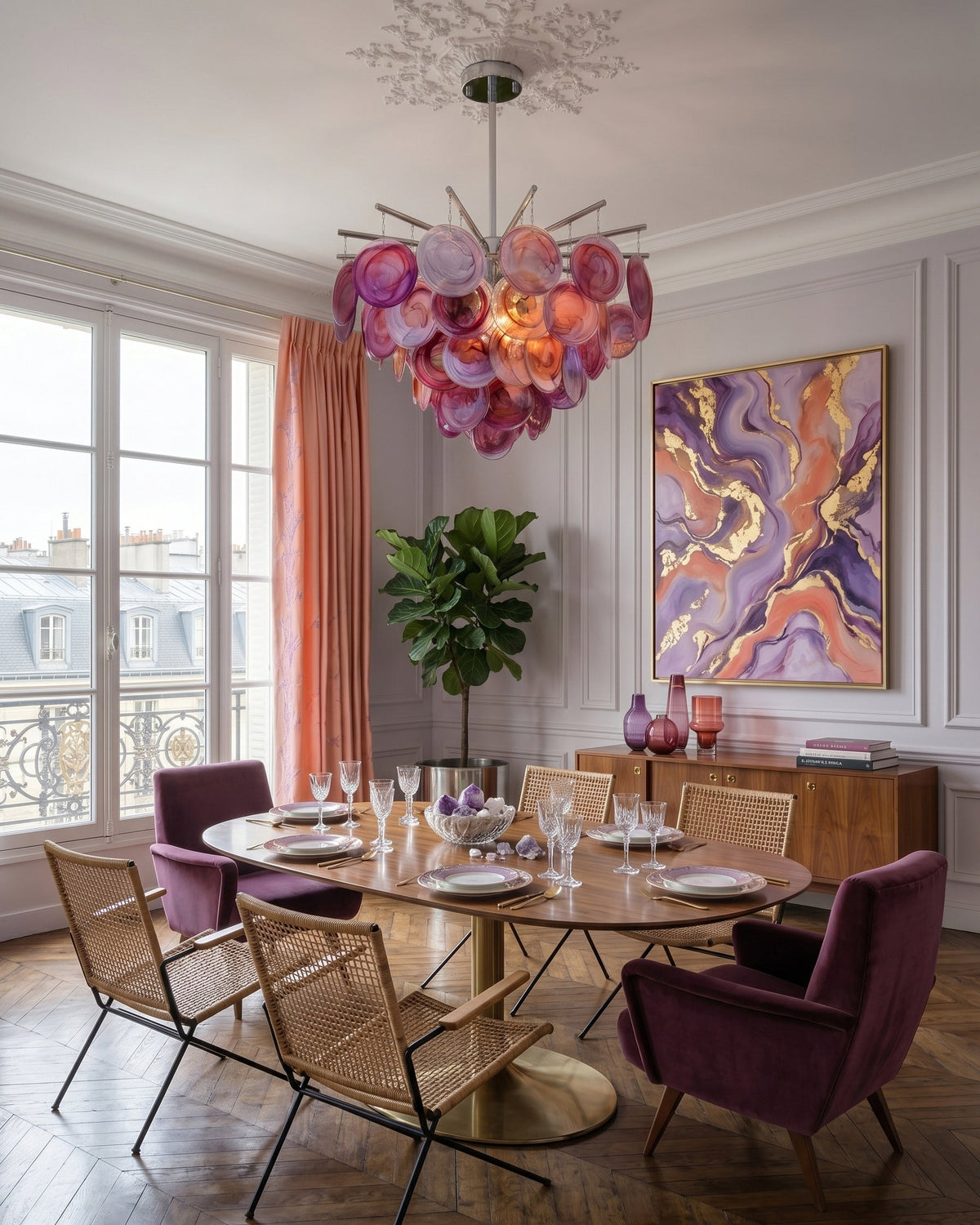 Velalissa Glass Chandelier