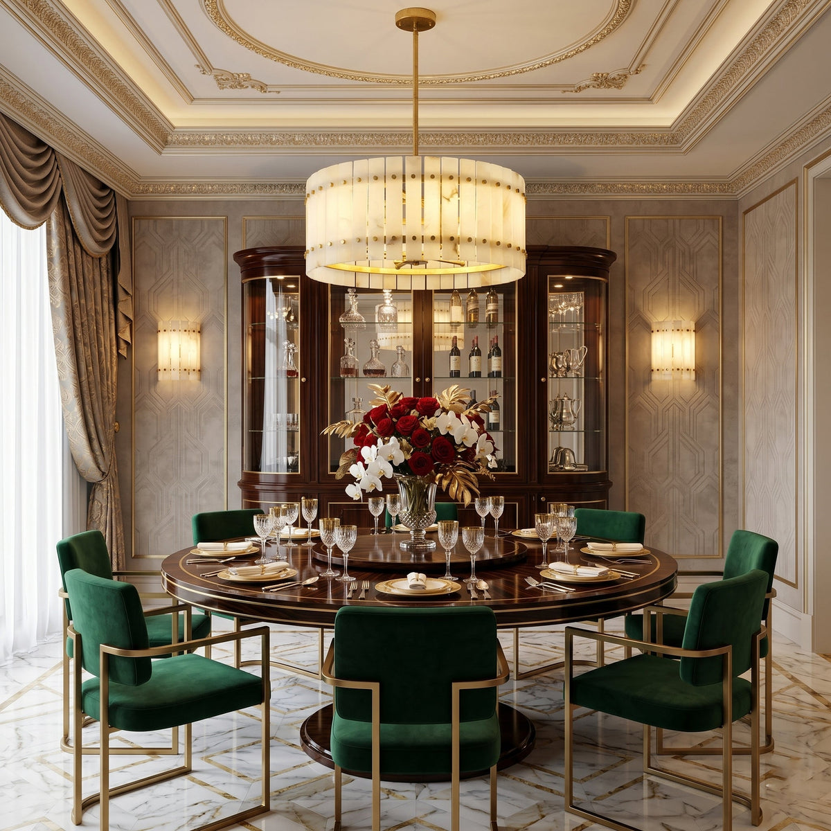 Alboora Alabaster Chandelier