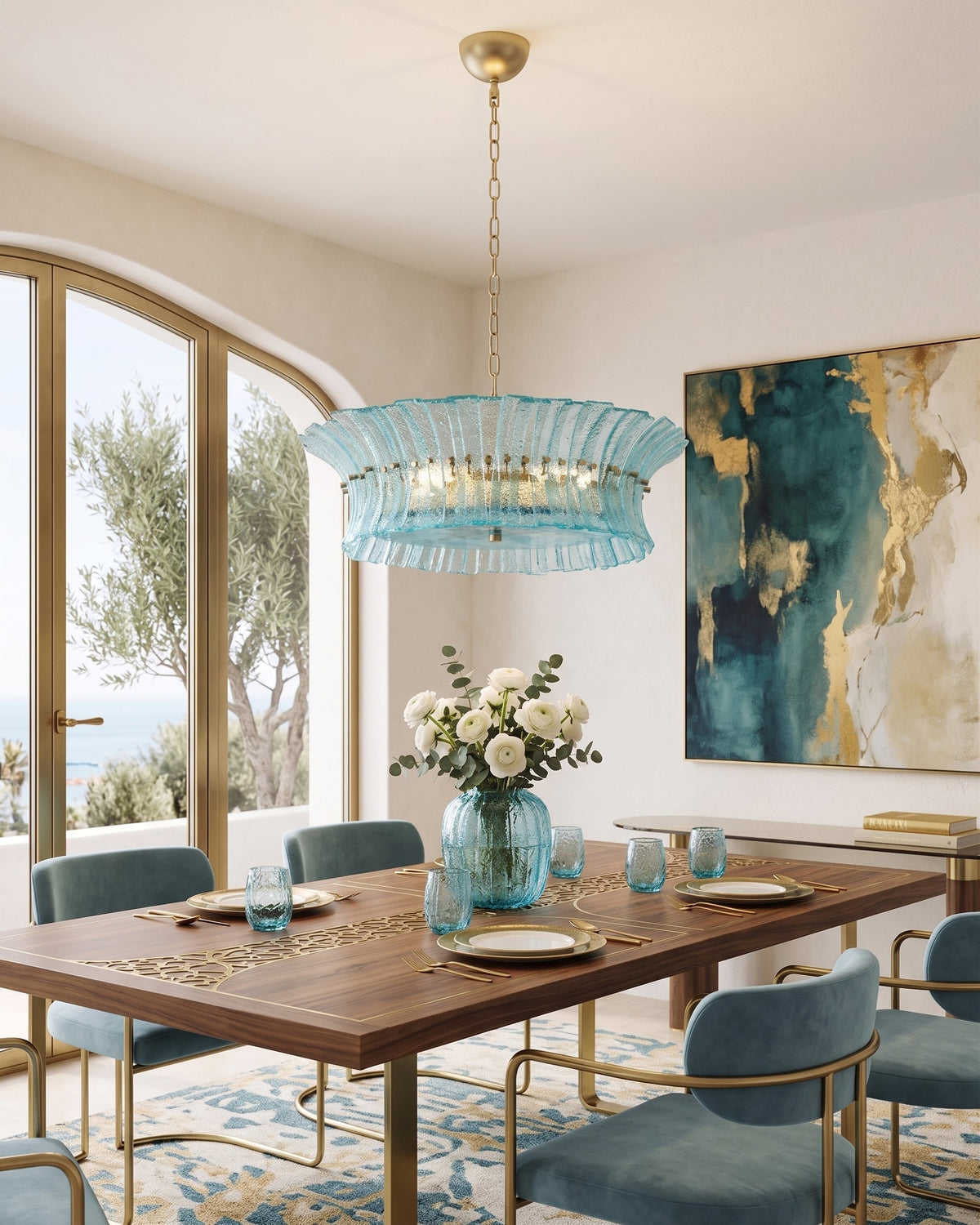 Celoissa Glass Chandelier