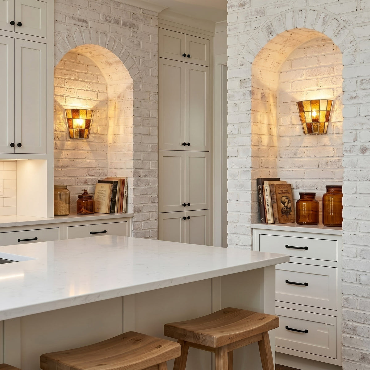 Saffrienne Glass Sconce