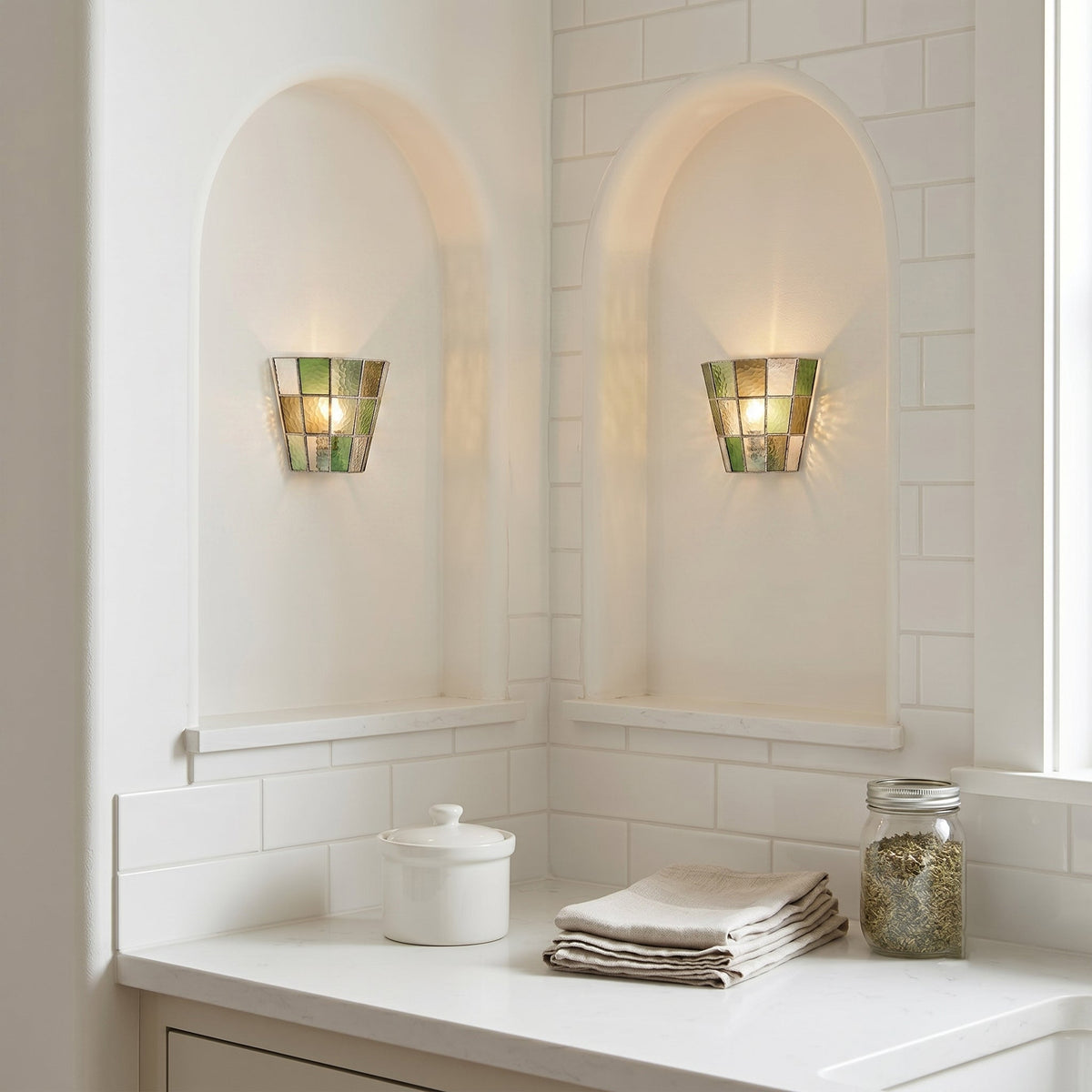Saffrienne Glass Sconce