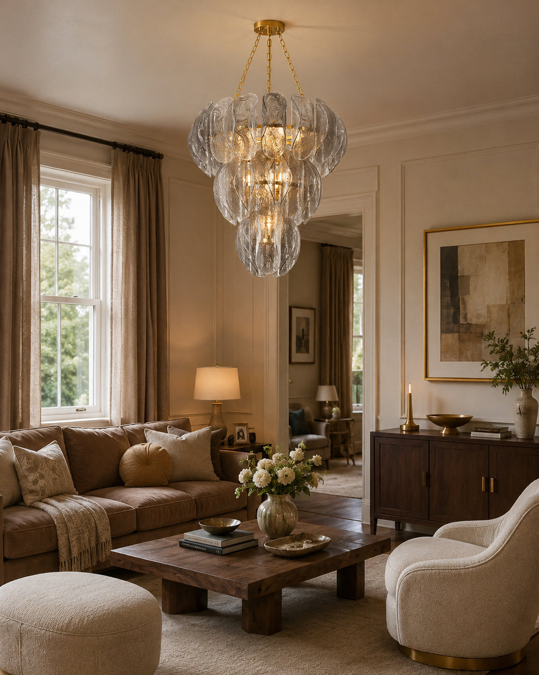 Salinger Glass Chandelier