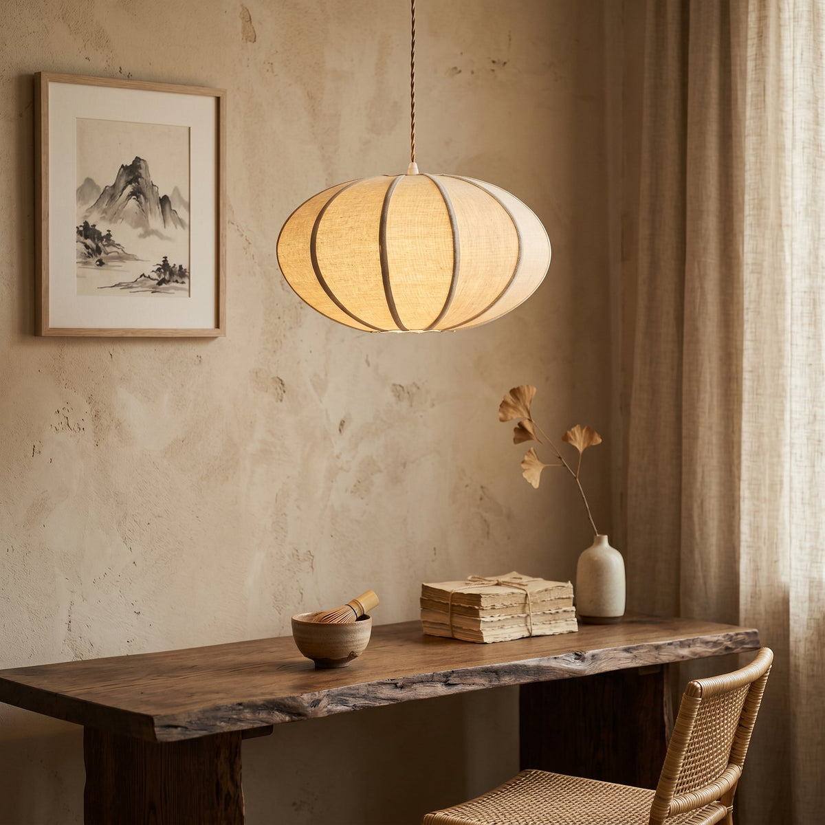 Montecito Fabric Pendant Light