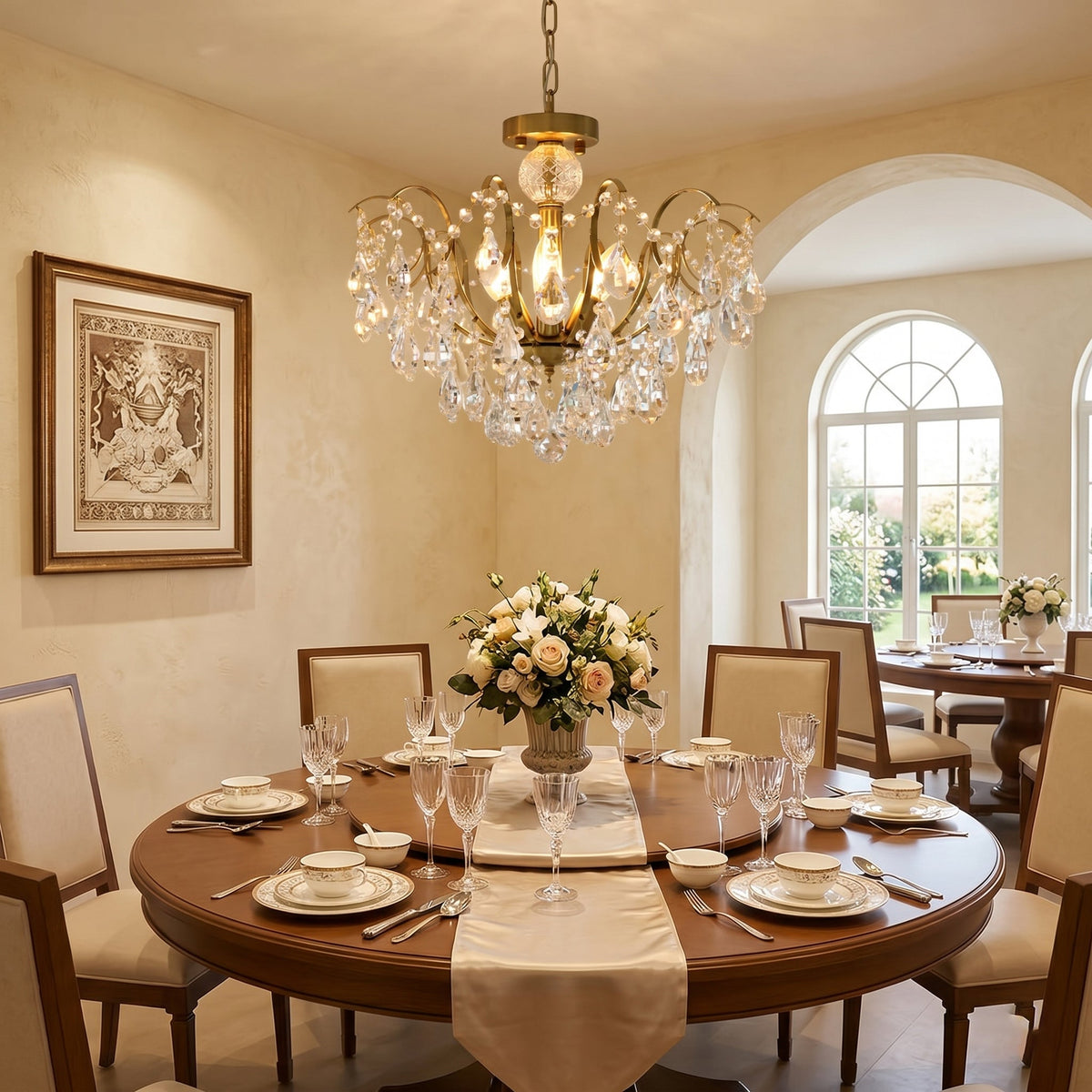 Eveloria Crystal Chandelier