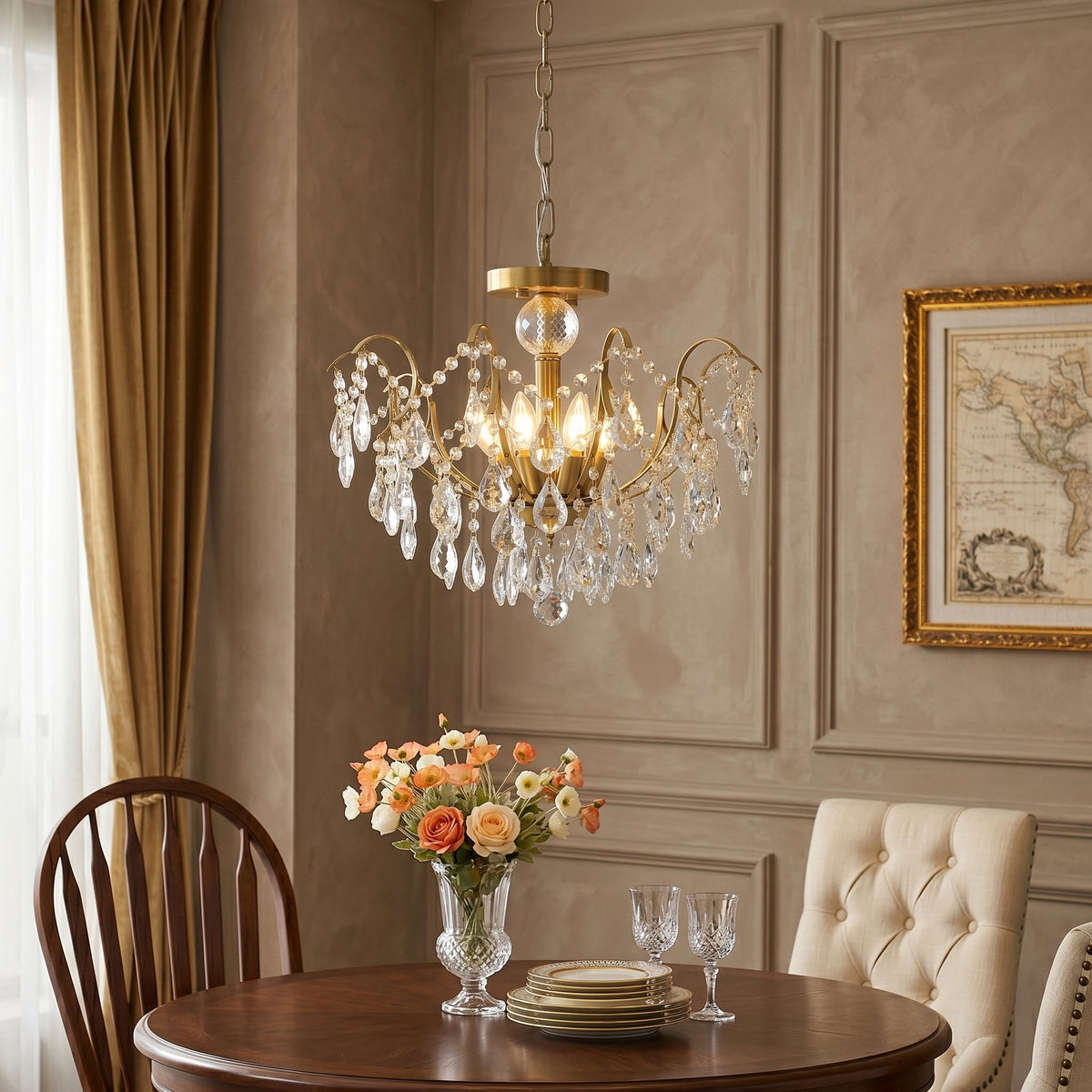 Eveloria Crystal Chandelier