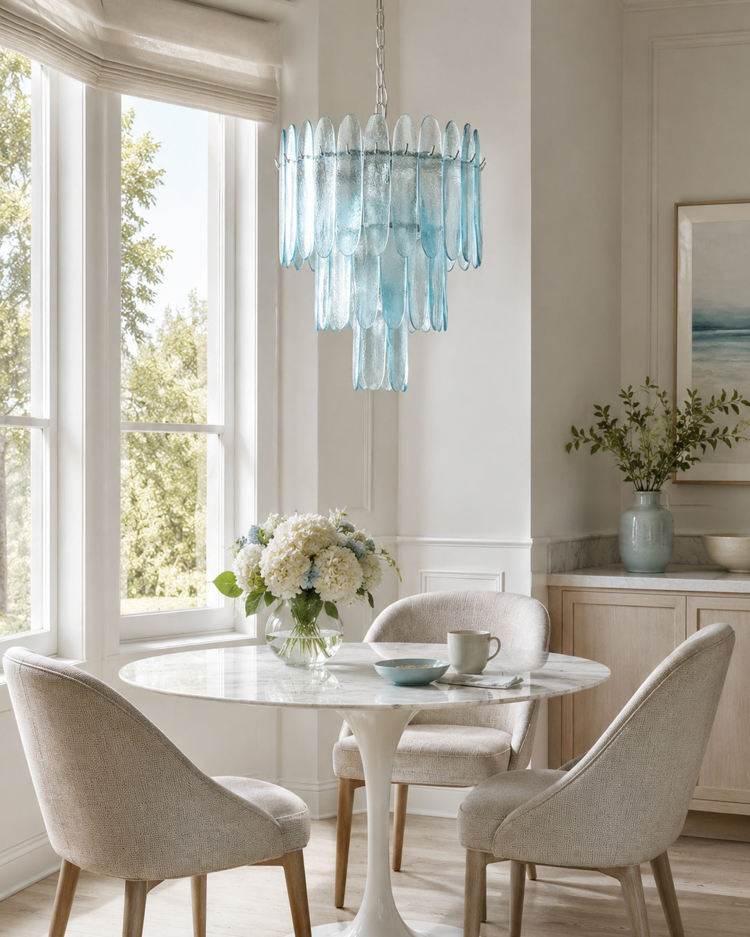 Catalina Glass Waterfall Chandelier