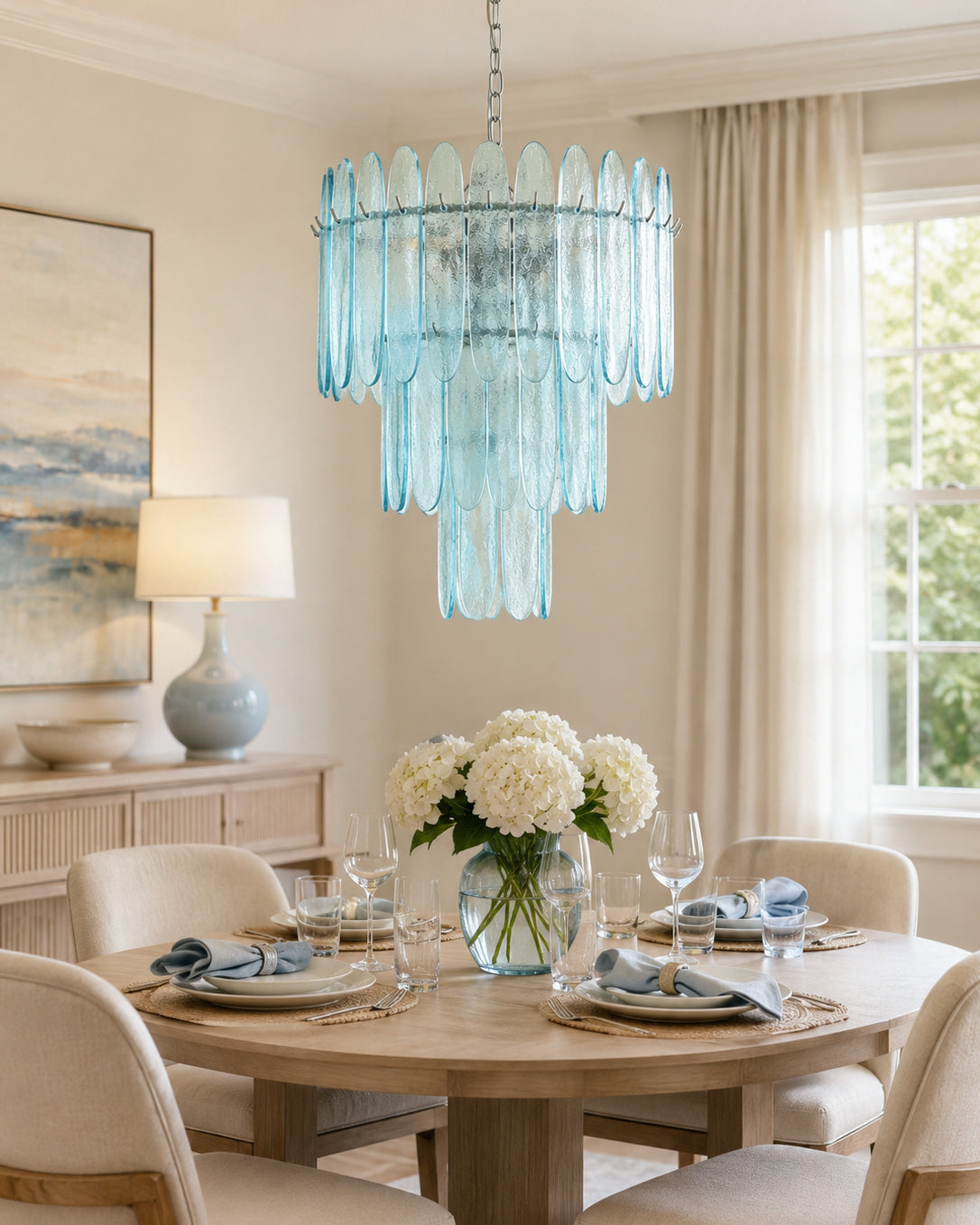 Catalina Glass Waterfall Chandelier