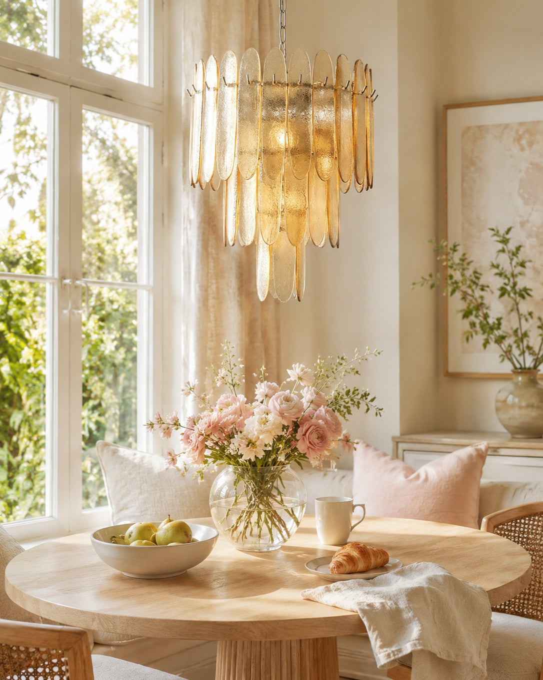 Catalina Glass Waterfall Chandelier
