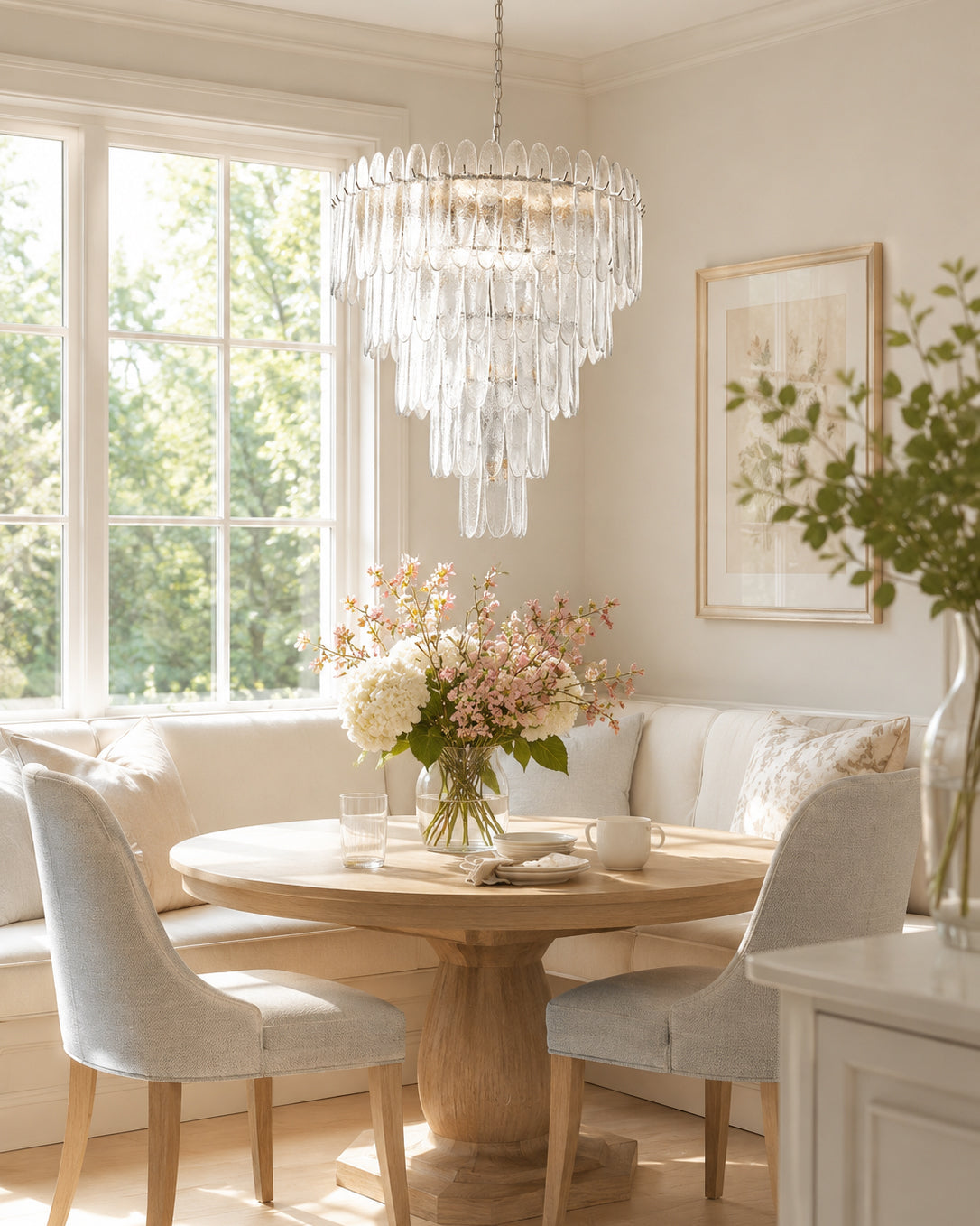 Catalina Glass Waterfall Chandelier