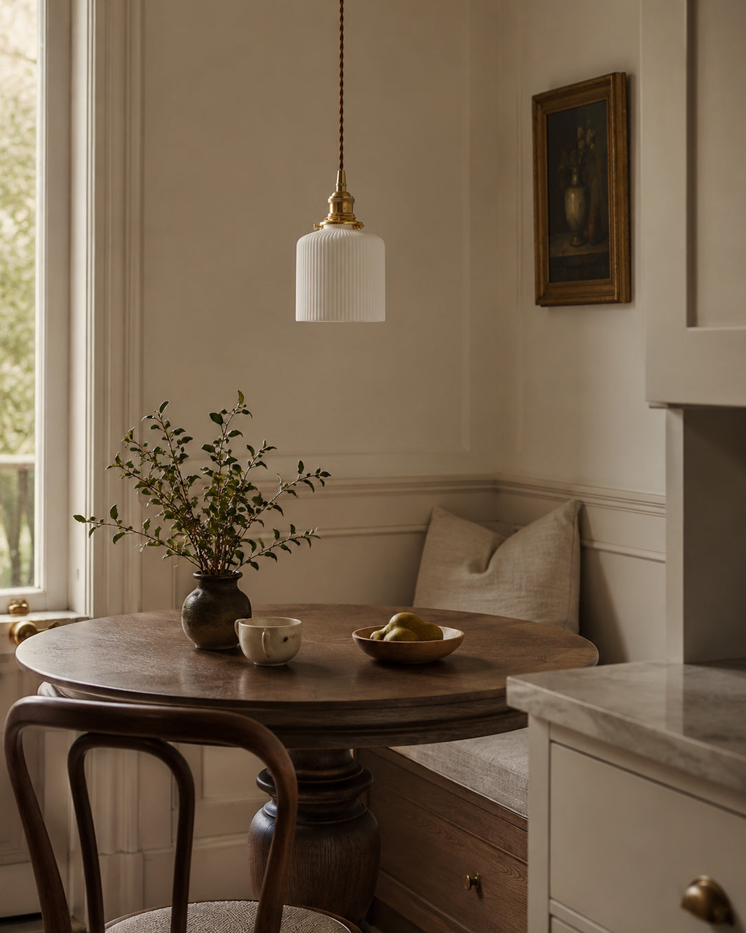 Miraria Ribbed Ceramics Pendant Lamp