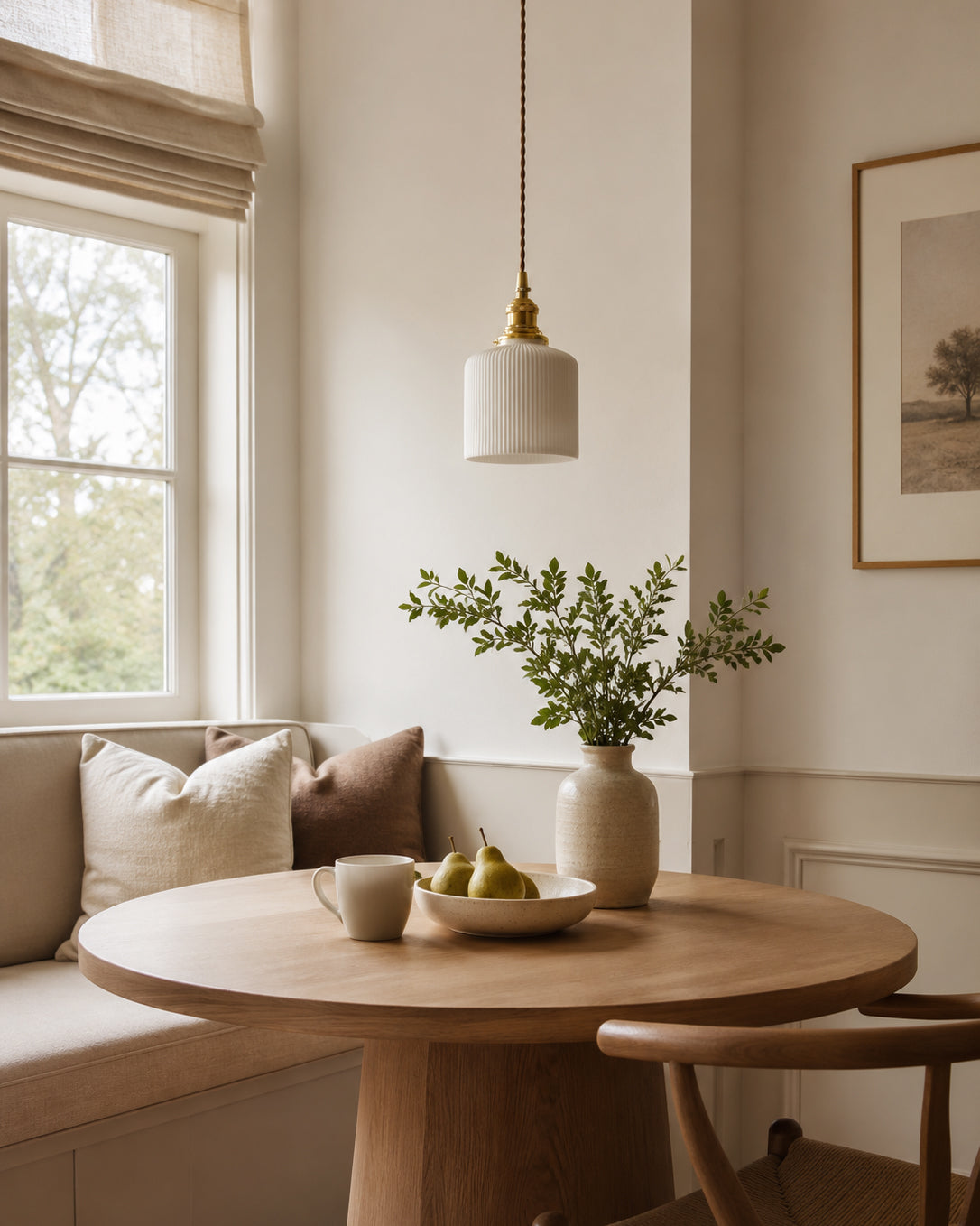 Miraria Ribbed Ceramics Pendant Lamp