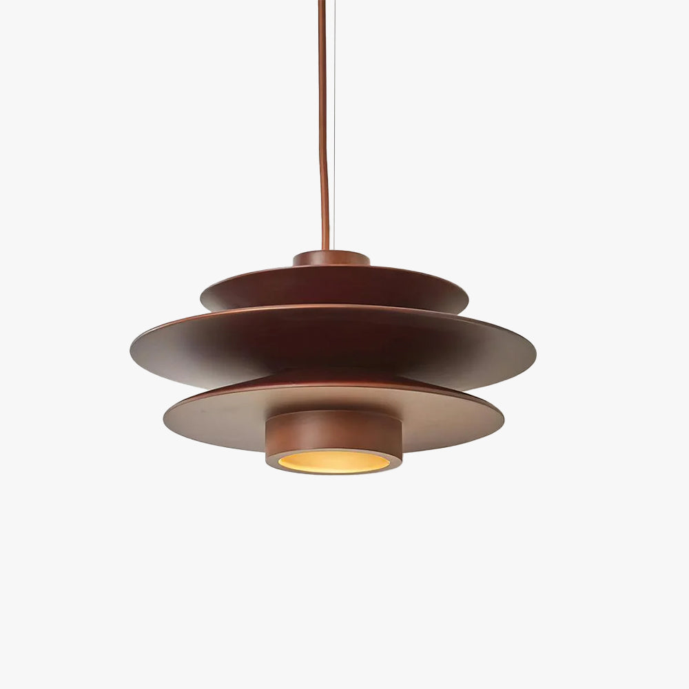 Nemasit Mid Century Walnut Pendant Light
