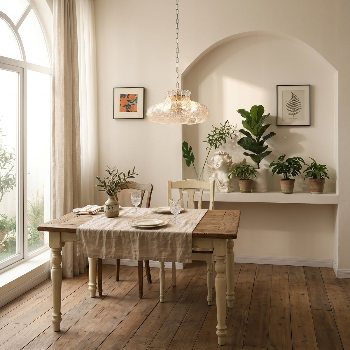 Barlas Ribbed Pendant Light