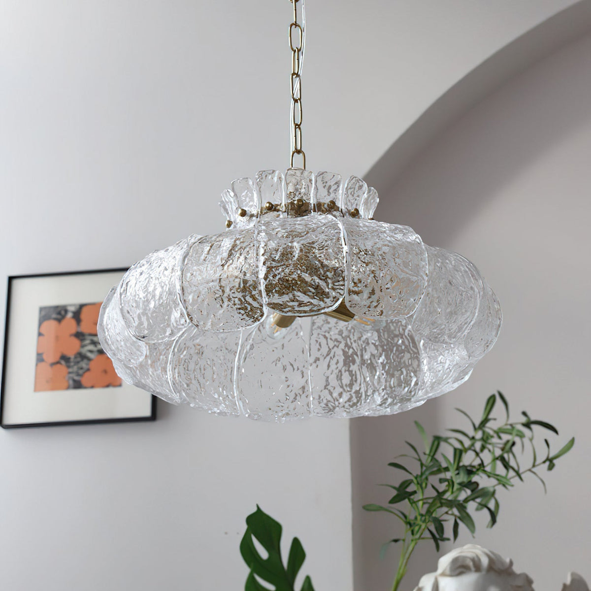 Barlas Ribbed Pendant Light