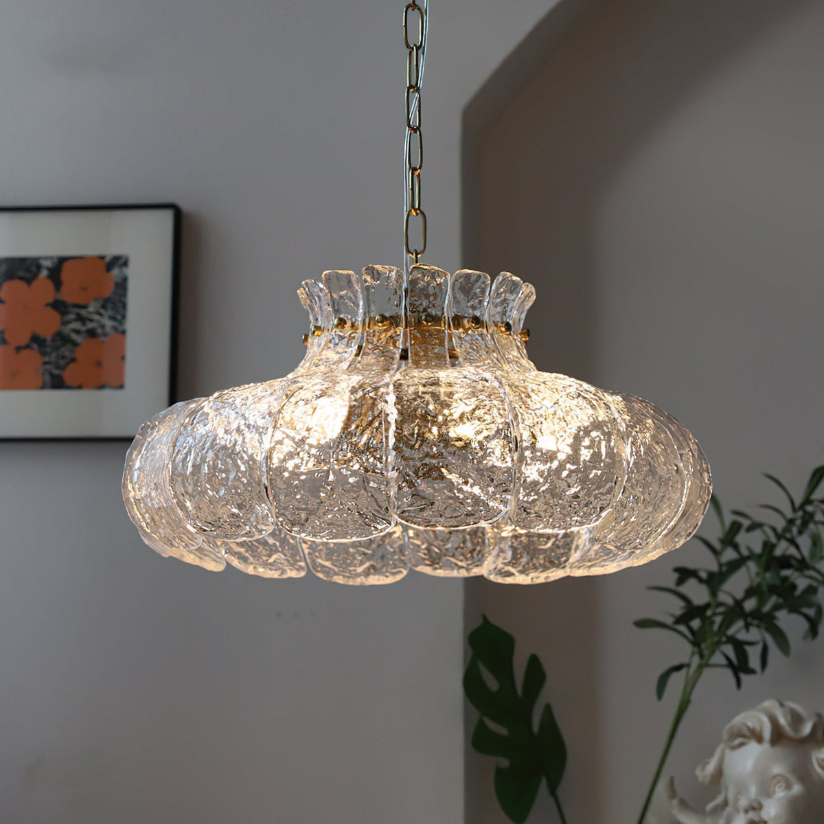 Barlas Ribbed Pendant Light