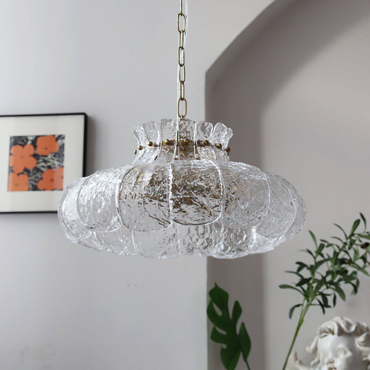 Barlas Ribbed Pendant Light