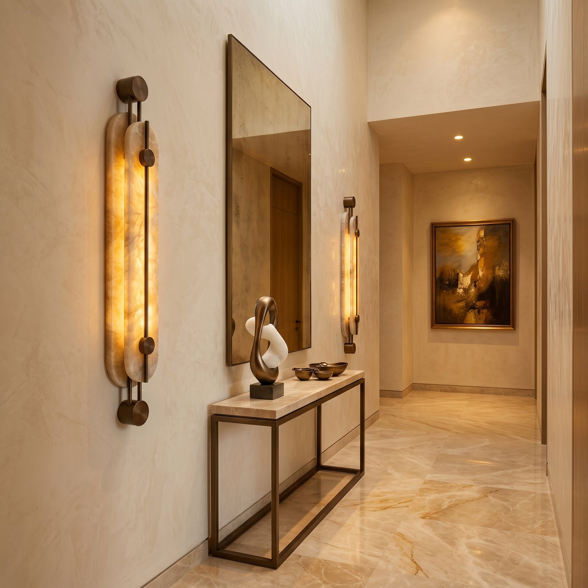 Clayton Alabaster Wall Sconce