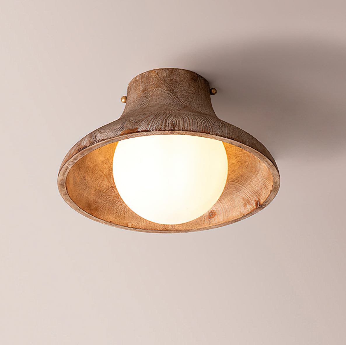 THE SYLAS Fluted Flush Mount