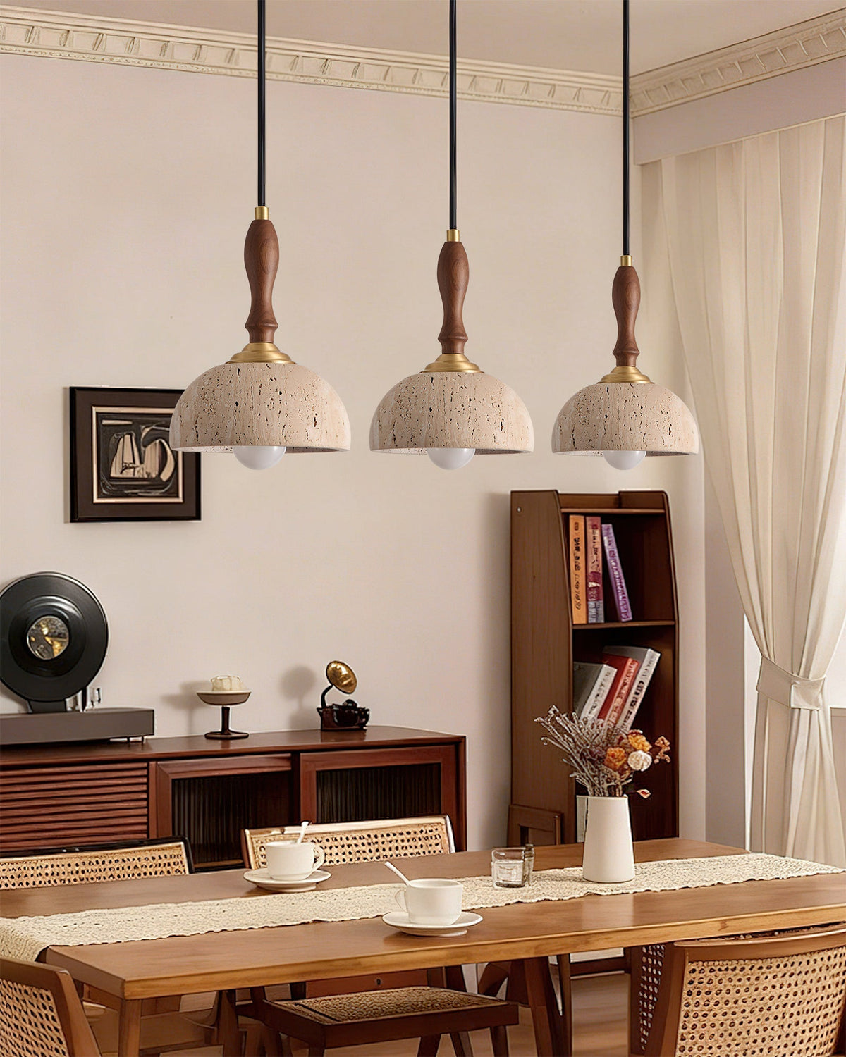 Seraraya Travertine Pendant Light
