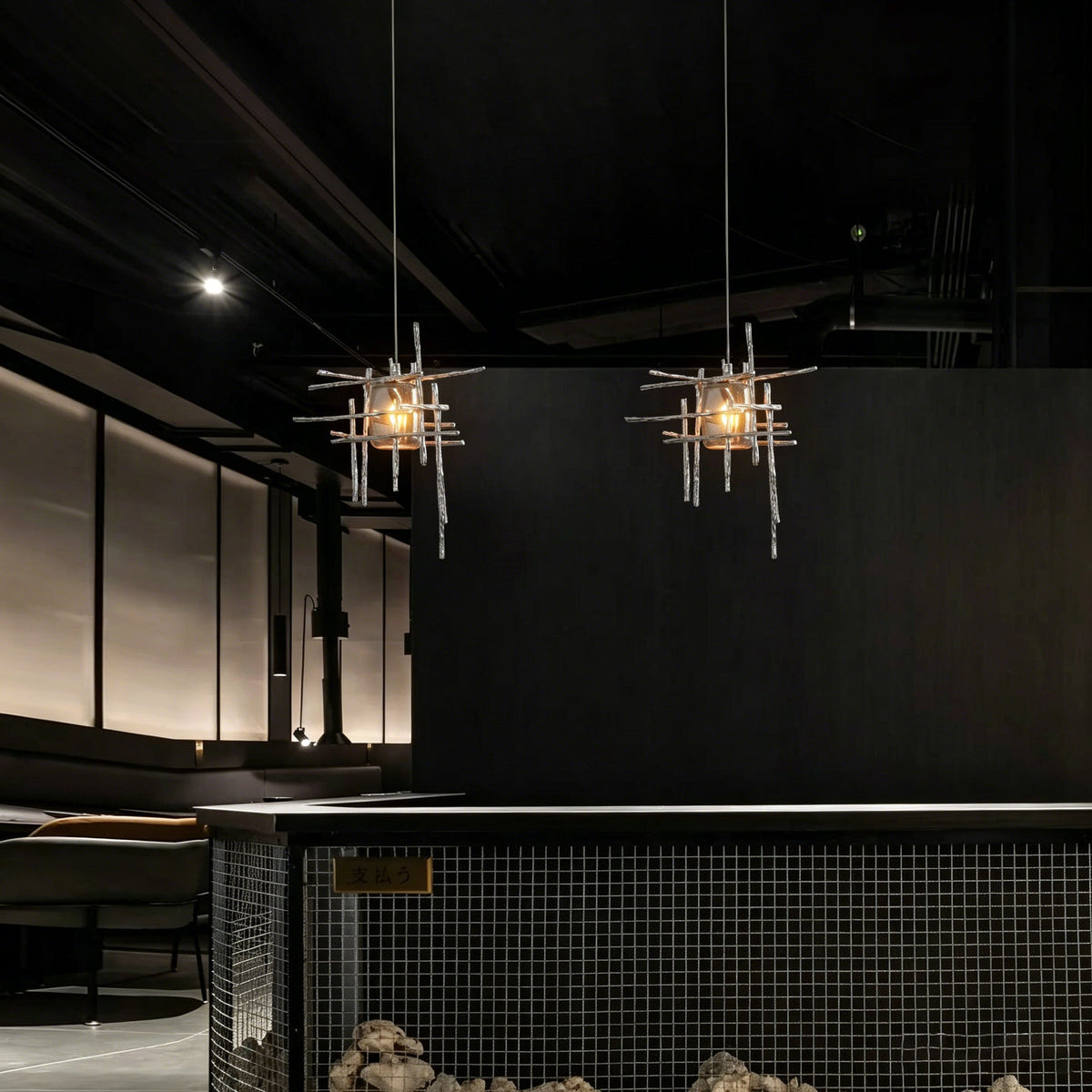 Xavier Glass Pendant Light