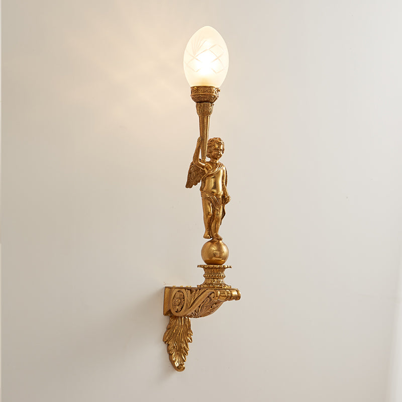 Lysand Brass Wall Lamp