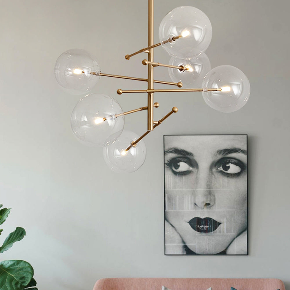 Pubedum Modern Nordic Clear Bubble Pendant Light