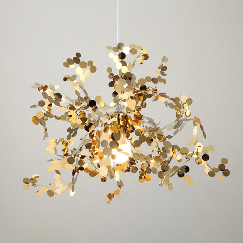 Tokumik Artsy Classy Cluster Fireworks Pendant Light, Stainless steel
